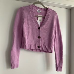 PURPLE CARDIGAN NEW WITH TAGS
